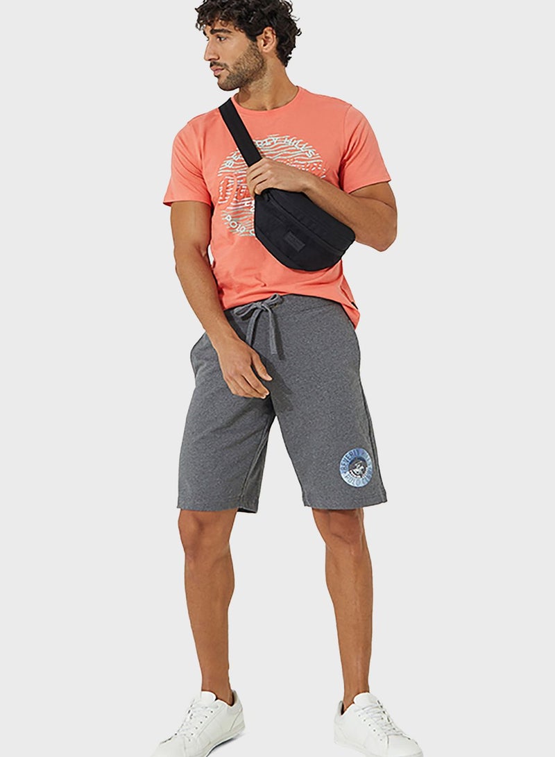 bhpoloclub Logo Drawstring Shorts  - Image 4