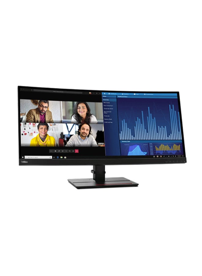 Lenovo LED 34" P34W-20 WQHD HDMI+DP+ETHERNET-3y Raven Black - Image 2