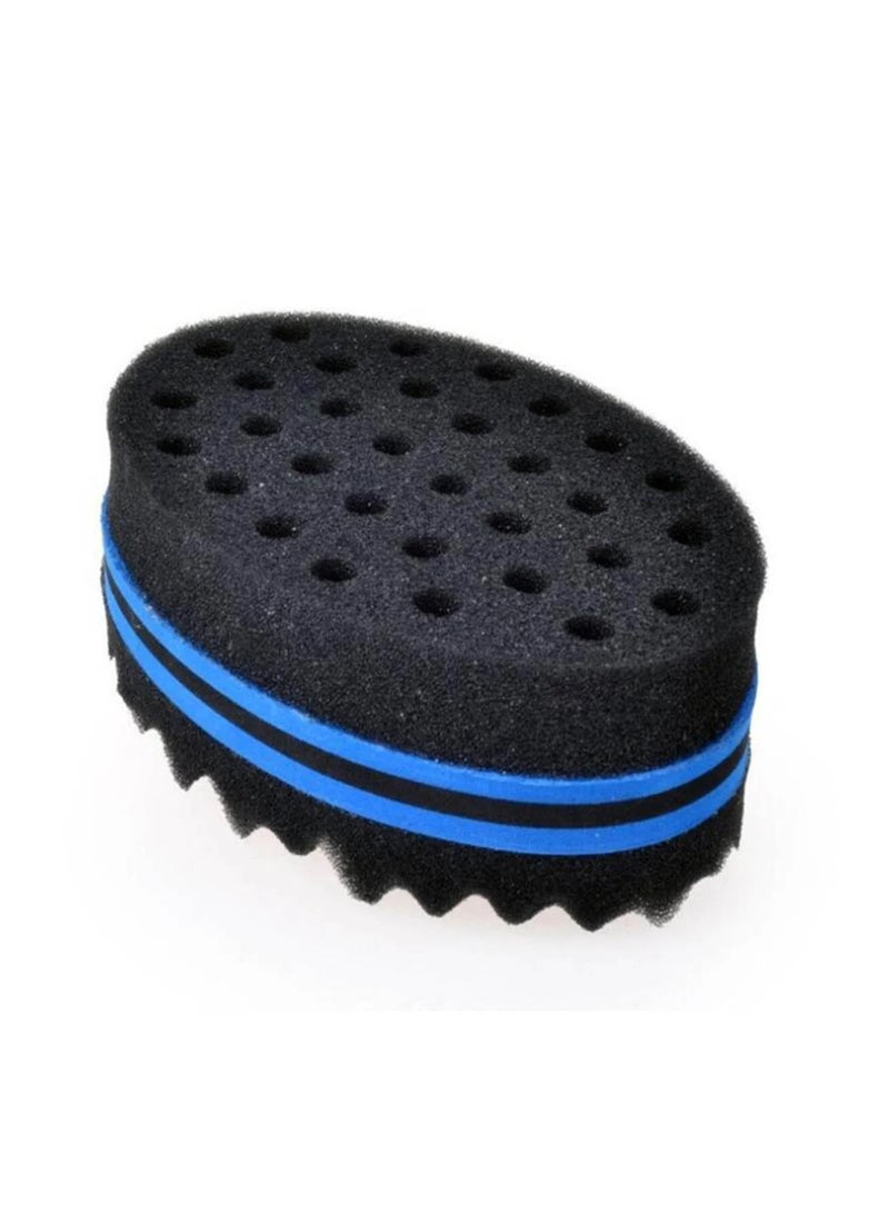 فرشاة إسفنجية لتجعيد الشعر، فرشاة إسفنجية لتثبيت الضفائر الأفريقية (أزرق قطعة واحدة))