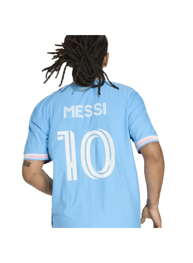 adidas قمصان كرة قدم رجالية زرقاء