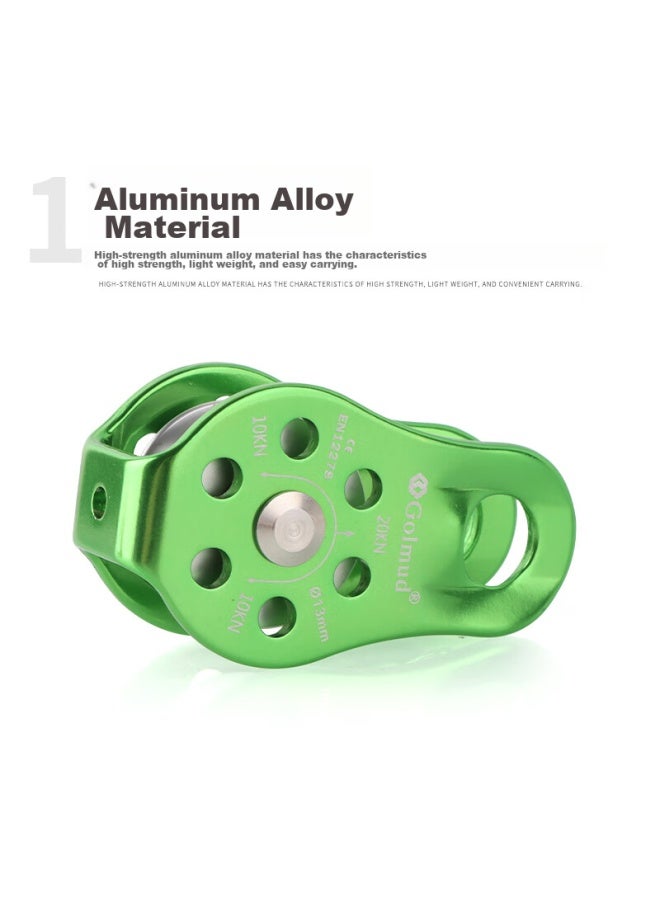 Golmud Geermu Fixed Single-motion Pulley, Lifting Pulley Set, Heavy Object Loading, Air Conditioner Outdoor Unit Lifting Tool, O-ring Buckle Roller - Image 3
