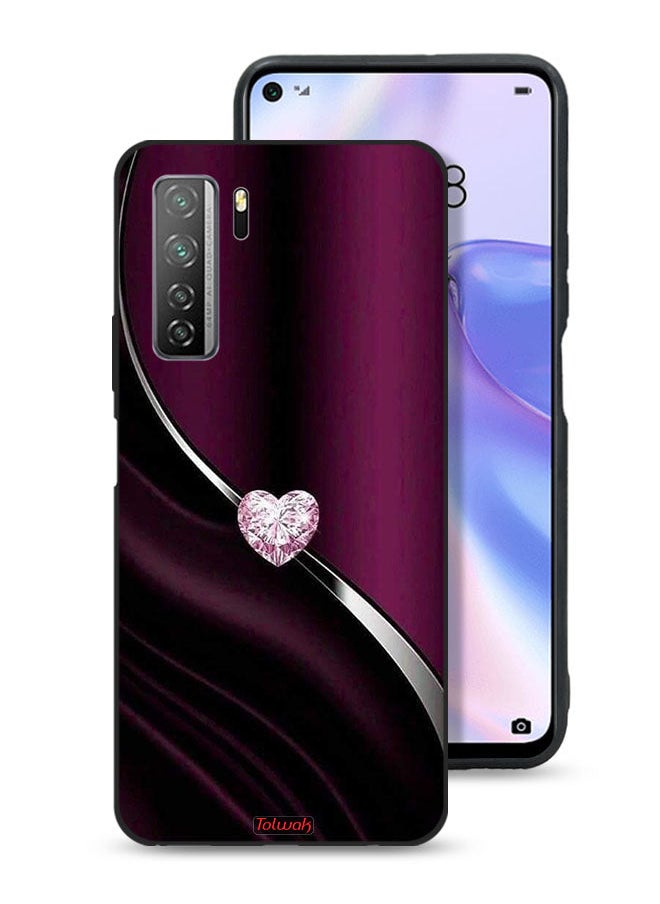 Tolwak Huawei nova 7 SE 5G Protective Case Cover Diamond Heart  - Image 1