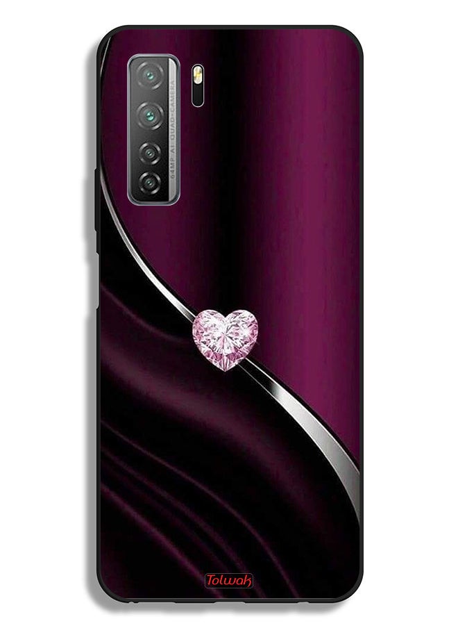 Tolwak Huawei nova 7 SE 5G Protective Case Cover Diamond Heart  - Image 2