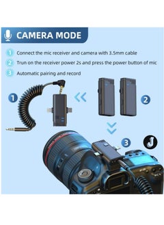 JAJEEK "New MW-16 2.4G Wireless Microphone for Mobile & Camera – Portable Lapel Lavalier Mic with Receiver for Clear Audio"  - Image 3