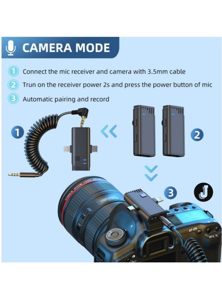 JAJEEK - "New MW-16 2.4G Wireless Microphone for Mobile & Camera – Portable Lapel Lavalier Mic with Receiver for Clear Audio" - Image 1