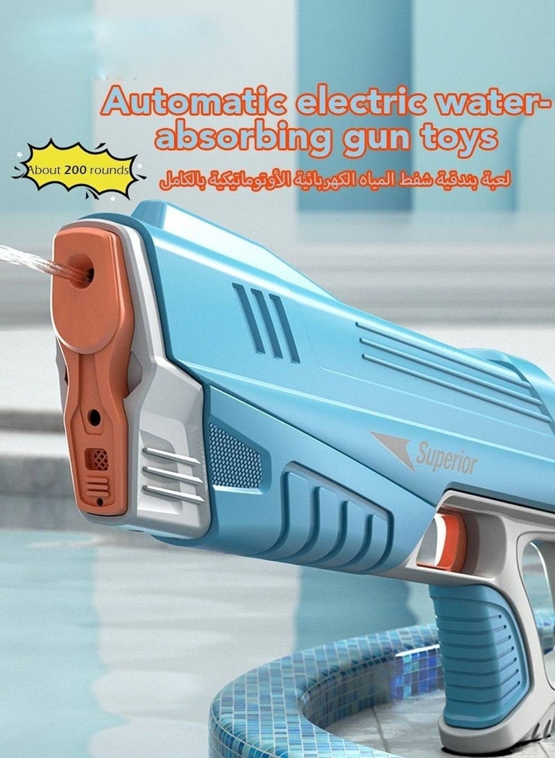 Superior Water Gun Toy for Kids – Realistic Automatic Water Blaster with Self-Priming Pump, Electric Water Absorption, Large Capacity Tank – Outdoor Water Battle Game Toy for Boys & Girls - Image 5