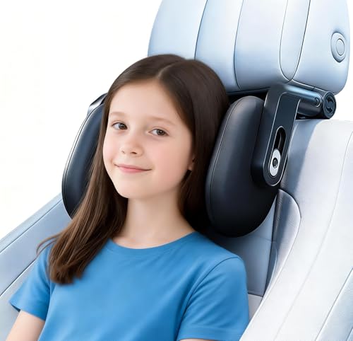 RunSnail Car Headrest Pillow 2025 Upgrade 360 Rotating Travel Headrest 3Point Linkage Adjustable Thickened Breathable Memory Foam Headrest Travel Car Sleeping Pillow for Kids Adults - Image 1
