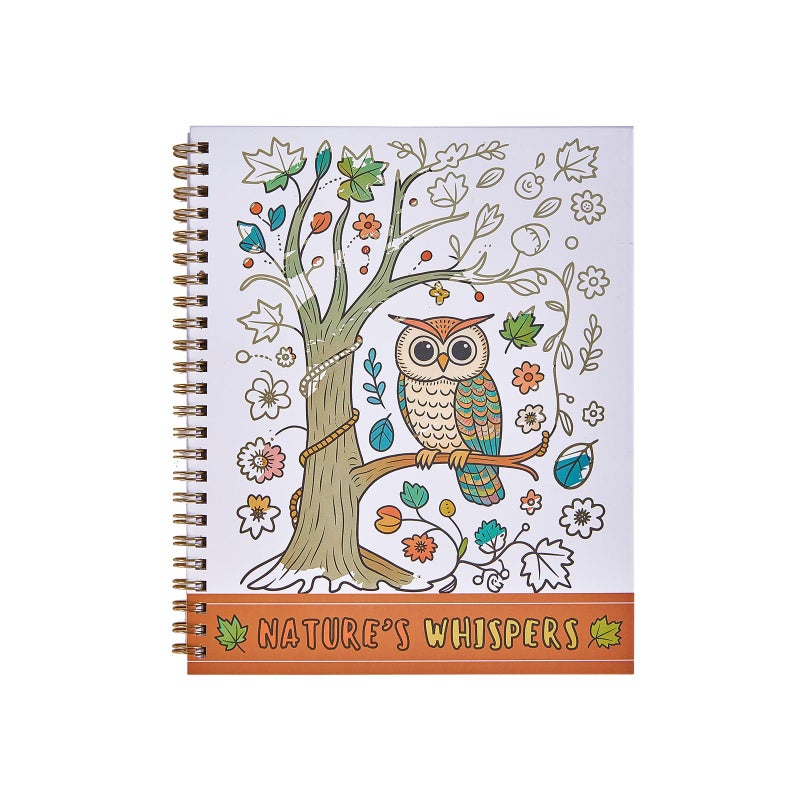 Gemmapylor Natural Adult Coloring Book for Women with Spiral Binding, Beginner Funny Coloring Book for Stress Relief, 30 Pages Single-Sided Printing, Relaxation Gifts for Women,Men,Teens - Image 1