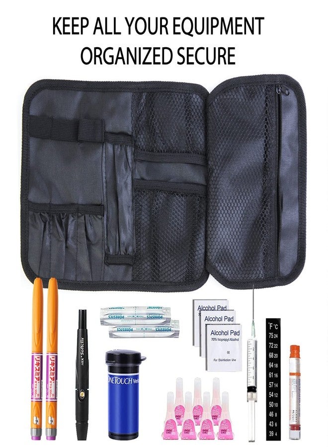 Bogush Insulin Cooler Travel Case with 2 Ice Packs for Insulin Pen Diabetic Medical Cooler Bag Peptide Case Portable Medication Cooler Bag for Insulin Pens and Blood Glucose Monitor Supplie (Gray) - Image 4