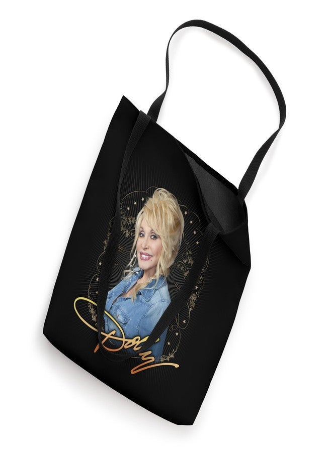 Dolly Parton Denim Smile Tote Bag - Image 3