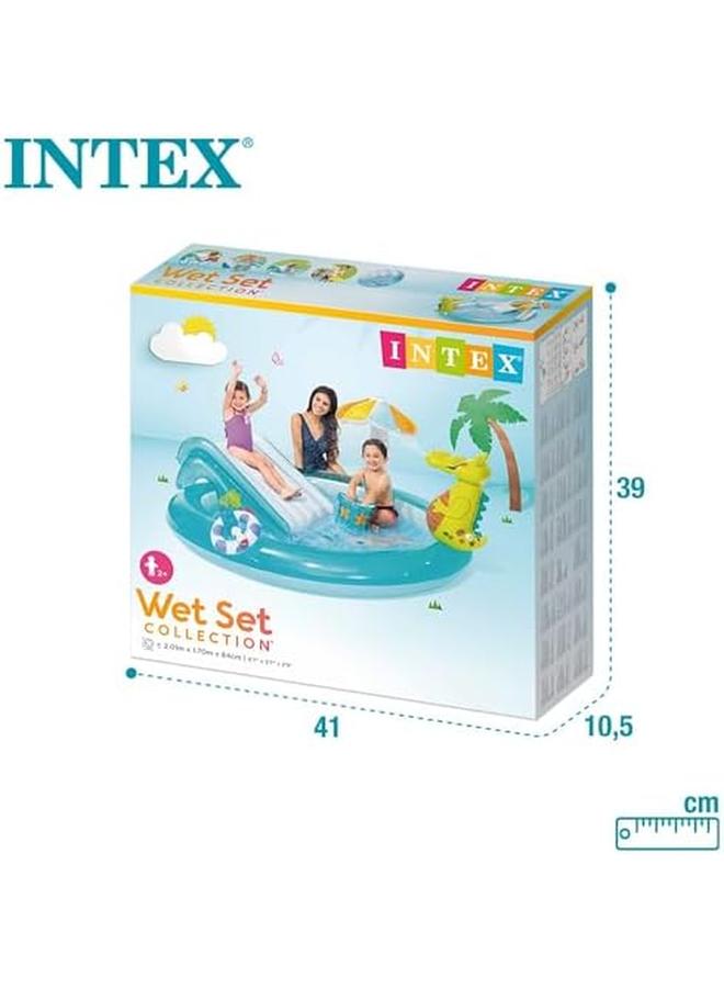 INTEX Gator Play Center Blue And White - Image 4