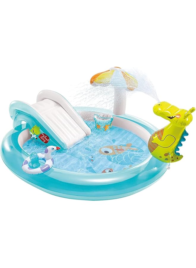 INTEX Gator Play Center Blue And White - Image 1