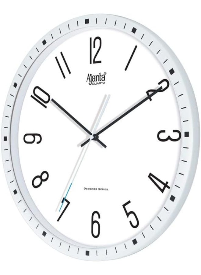 Ajanta Ajanta Designer Wall Clock - 6087 - White  - Image 1