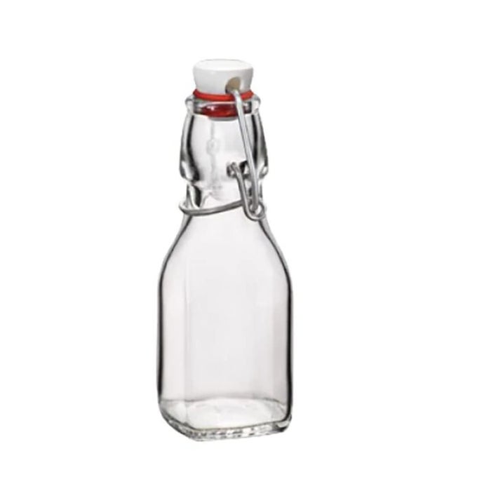 SWING BOTTLE 425 OZ RECYCLABLE GLASS WITH AIRTIGHT SEAL BPAFREE DISHWASHER SAFE IDEAL FOR INFUSED DRINKS JUICES OILS LEAKPROOF ODOR PROOF STAIN PROOF FOOD STORAGE