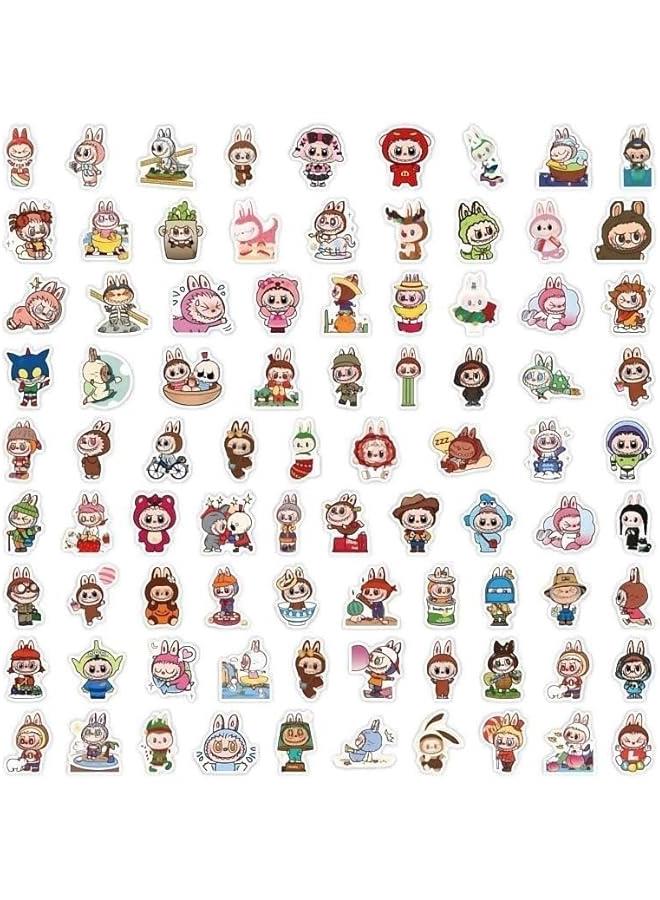 Arabest 190 pcs Cartoon Stickers for Labubu, Waterproof Vinyl Decal for Teen Water Bottler Sticker Adult Girl Laptop Skateboard Phone Guitar Travel Case Bike - Image 4