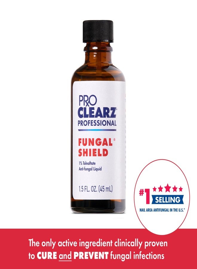 ProClearz بروكليرز درع الفطريات علاج مضاد للفطريات احترافي، قوة قصوى تولنافتات 1% سائل، 1.5 أونصة سائلة حجم سريري - Image 2
