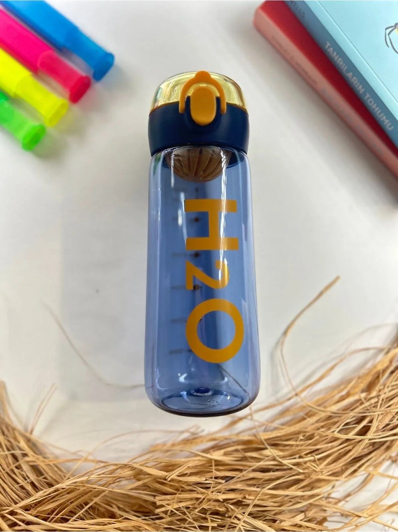 H2O Polycarbonate Detox Bottle 660 ml Dark Blue Color  - Image 1