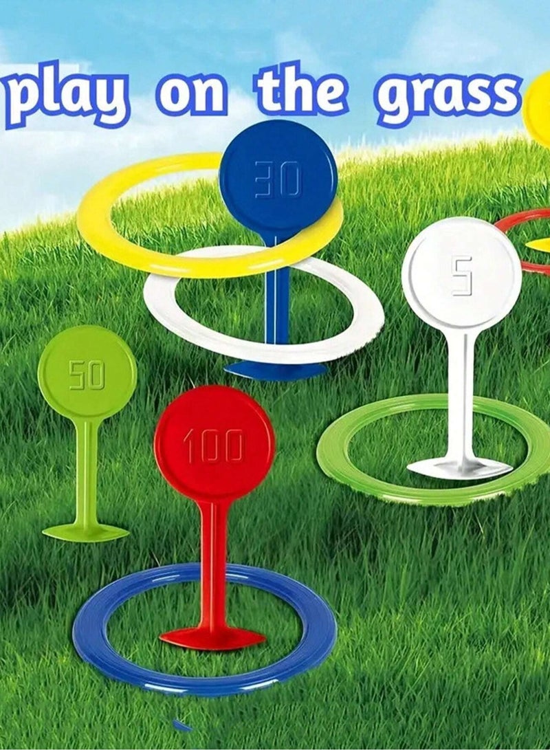 SUPER WINNER Throwing Rings Game Hoop Loop Toss Rings - Perfect for Indoor And Outdoor Play, Beach Games, Exciting Outdoor Sports Game for Kids, Teenagers, and Adults, Educational Toys, Thanksgiving Gifts  - Image 2