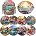 mrpwnle Diamond Art Coasters Kits 8Pcs Diamond Painting Coasters Crafts Kit with Holder DIY Truck Diamonds Art Non Slip Coaster Crafts Kits for Adults Beginners Gifts - Image 2