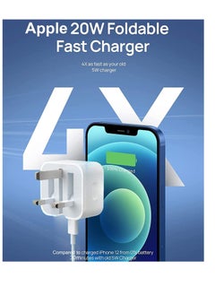 ELTRAZONE iPhone 20W Charger 【Apple MFi Certified】 USB C Plug Fast Charge and USB C to Lightning Cable 2M PD Power Adapter Compatible with iPhone 13 Pro Max 13 12 SE2020 11 XR XS Max X 8 Plus iPad Pro Air Mini  - Image 2