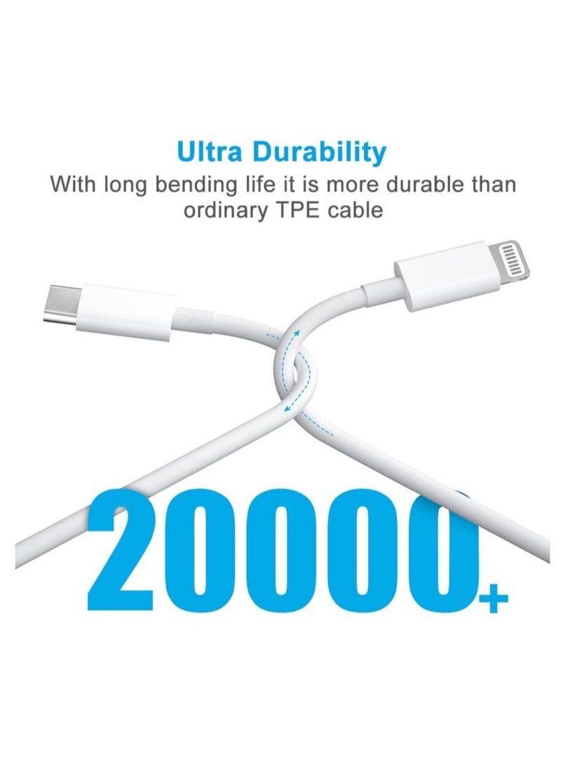 ELTRAZONE iPhone 20W Charger 【Apple MFi Certified】 USB C Plug Fast Charge and USB C to Lightning Cable 2M PD Power Adapter Compatible with iPhone 13 Pro Max 13 12 SE2020 11 XR XS Max X 8 Plus iPad Pro Air Mini  - Image 4