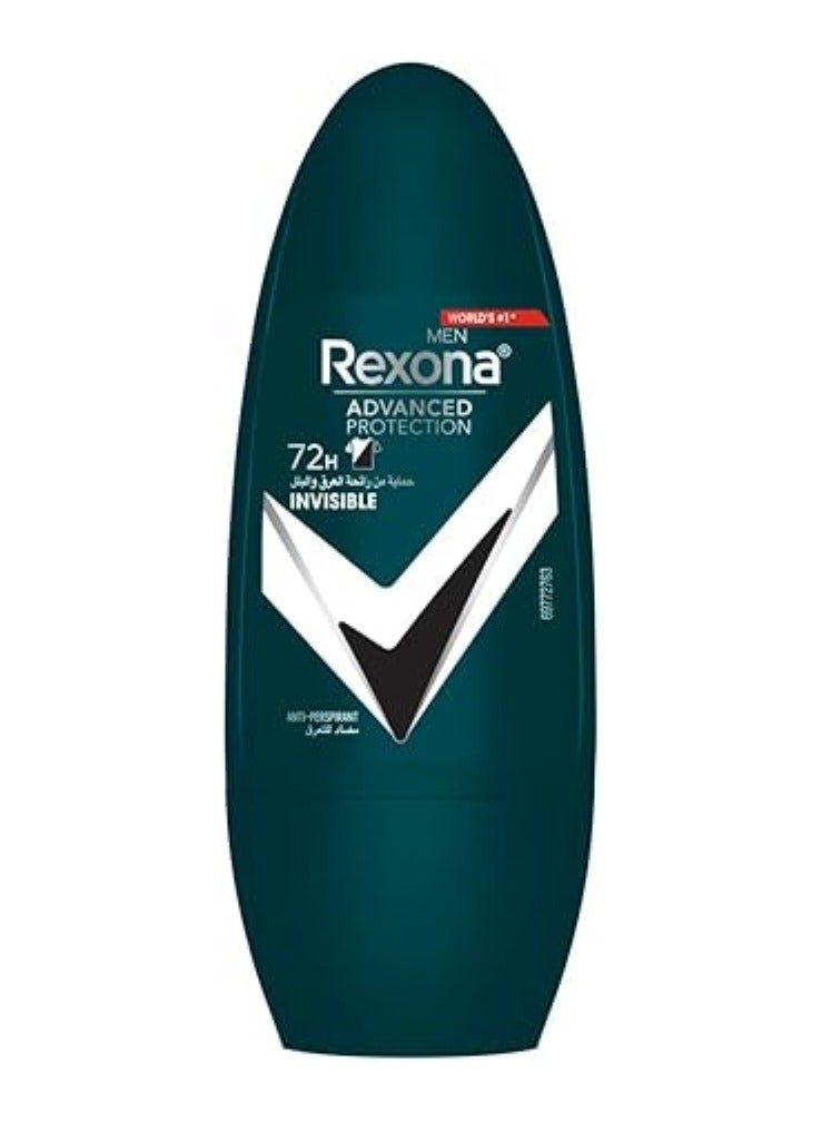 Rexona مزيل العرق الشفاف المضاد للتعرق، غير مرئي وجاف، أسود وأبيض - Image 1