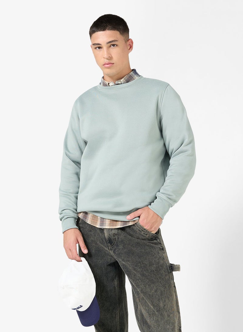 BRAVE SOUL Basic Sweatshirt - Image 1