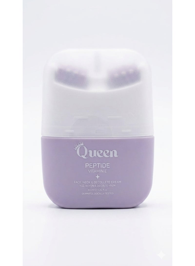 Queen peptide vitamin E face,neck&decollete cream 40 ml