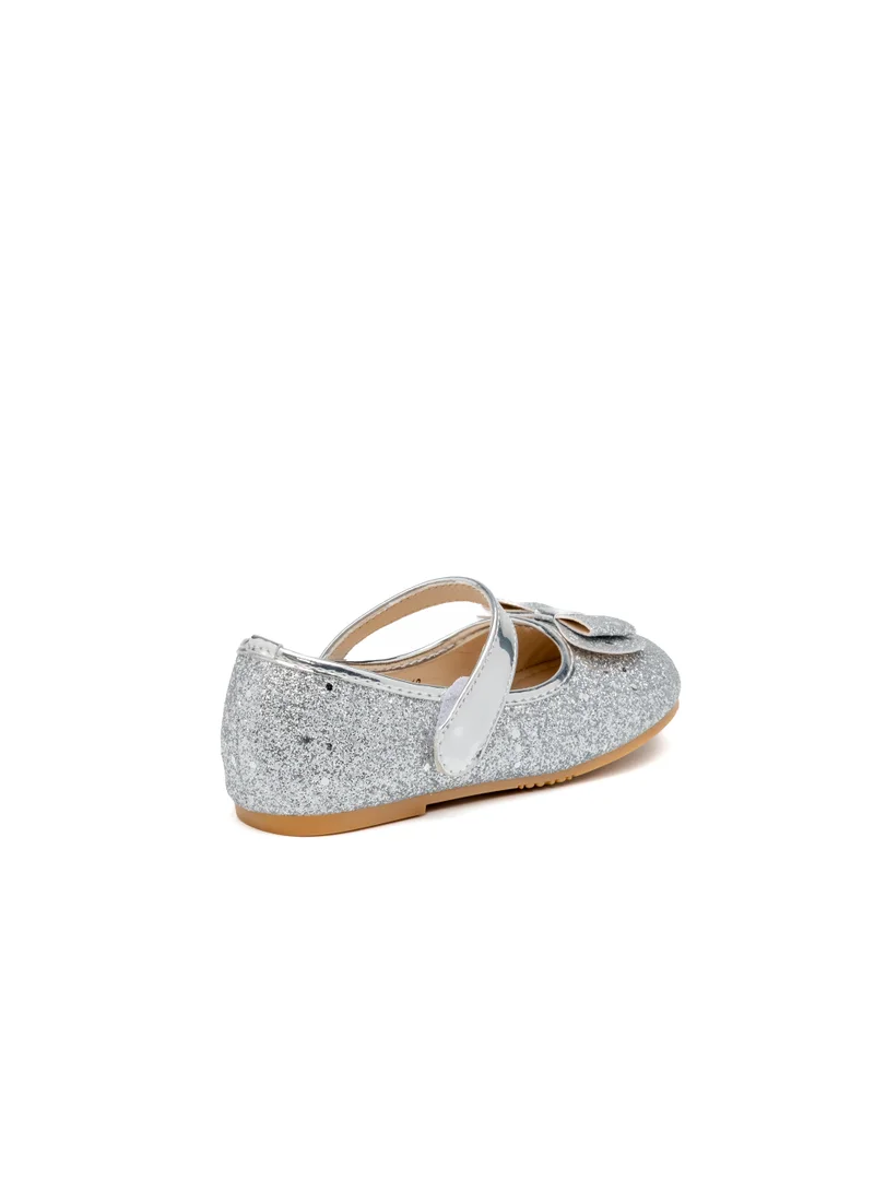 Bata Silver Ballet Style Flat Shoes for Women | Best Price UAE
