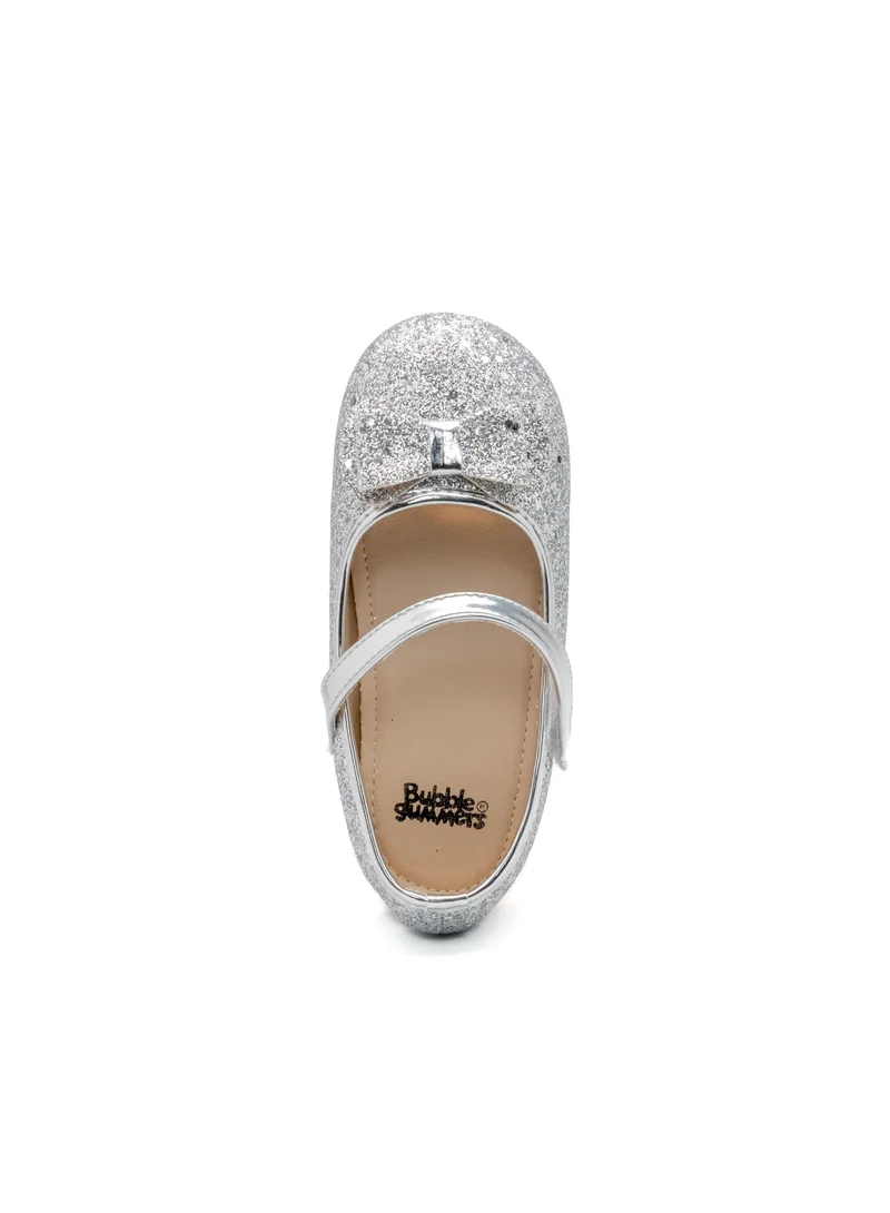 Bata Silver Ballet Style Flat Shoes for Women | Best Price UAE