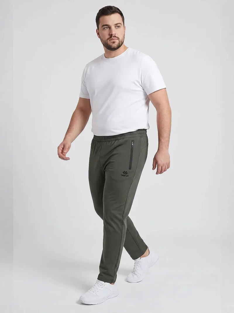 تومي لايف TOMMY Men’s Straight-leg Sweatpants