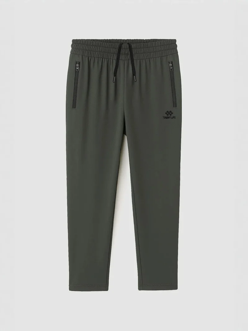 تومي لايف TOMMY Men’s Straight-leg Sweatpants