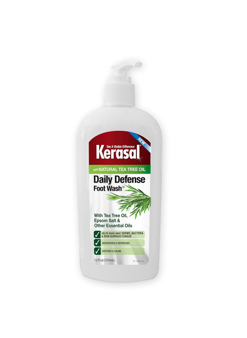 Kerasal Kerasal Daily Defense Foot Wash Daily Cleanser for Feet, 12 Ounce 