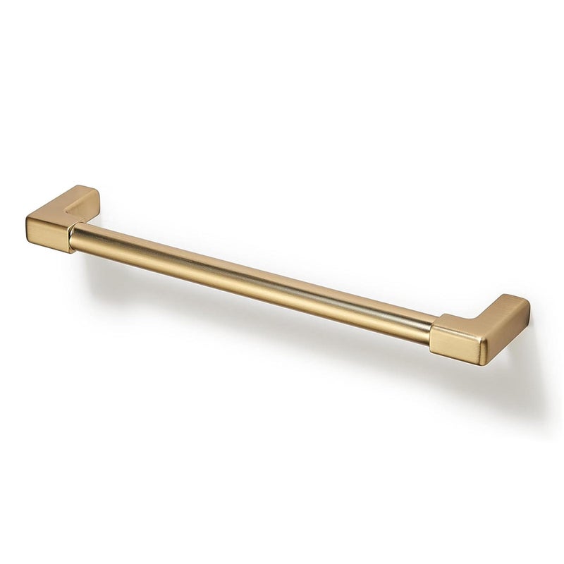 TUNNY 10 Pack Classic Solid Cabinet Handles-5"/128mm Screw Spacing Champagne Bronze Furniture Hardware Handles for Bathroom Dresser Kitchen Cabinets Bedroom Cabinet Pulls - Image 1
