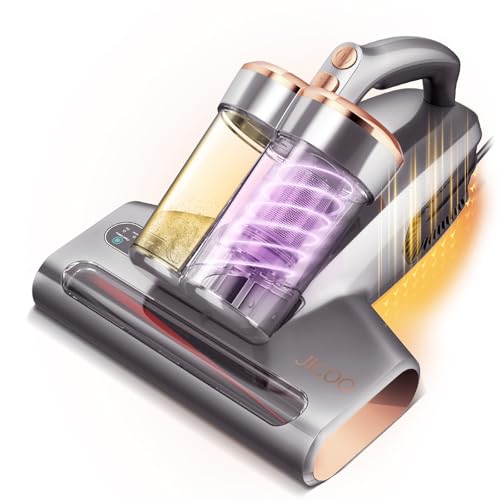 JIGOO S300 PRO Mattress Vacuum Cleaner with UV & Ultrasonic and High Heating,Anti-allergen Powerful Handheld Vacuum for Bed,Sofa - Image 1