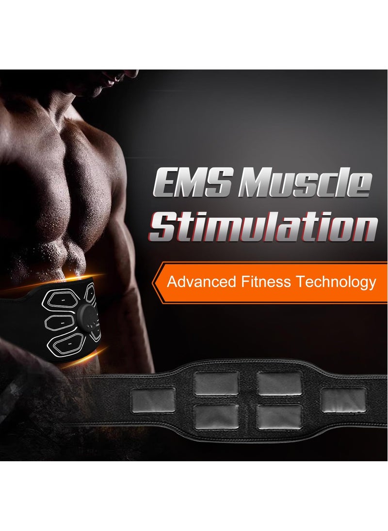 SYOSI Ab Stimulator, Abdominal Toning Trainer, Electronic Strength Training Waist Belt And Armband, Ems Fitness Strength Training Workout Equipment For Men And Women For Enhanced Core Strength  - Image 2