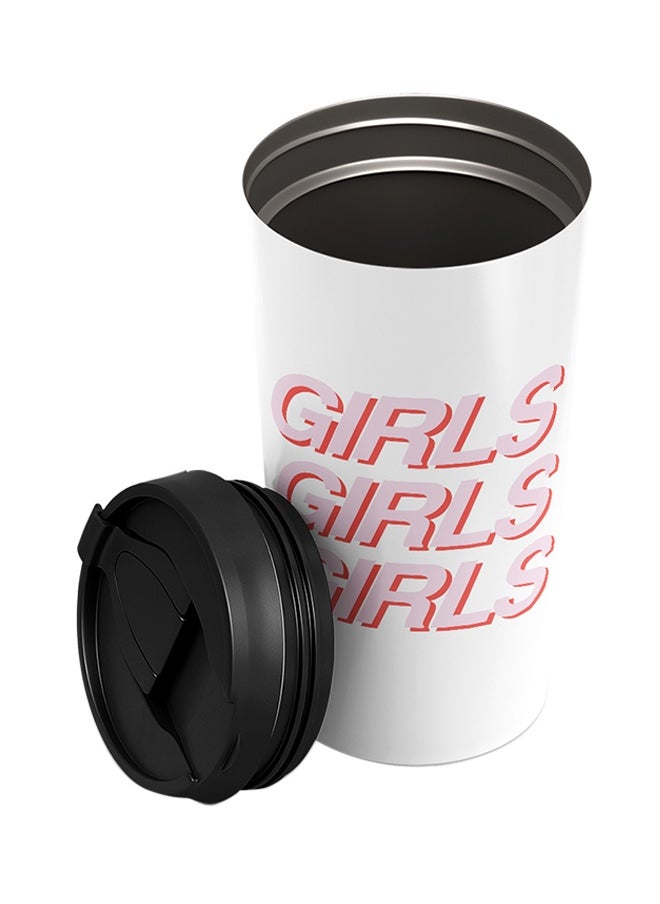 LOUD UNIVERSE Stainless Steel Girls Girls Girls Women Power Strength Team Female Tumbler White 15cm  - Image 2