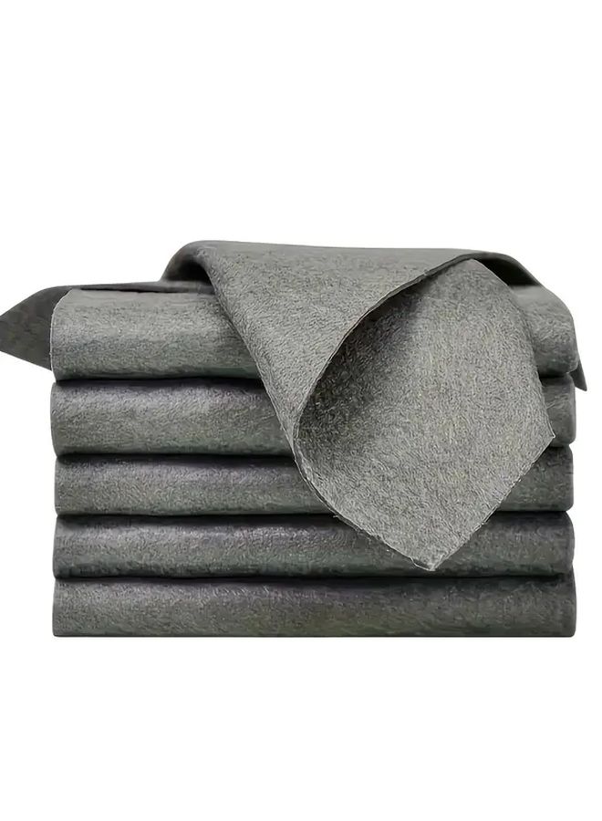 10pcs Microfiber Cleaning Cloths No Trace No Watermark Quick Dry Absorbent Towels for Glass Mirror and Car Cleaning - Image 1