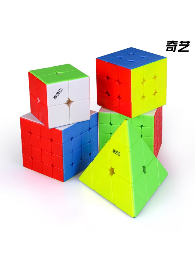 Qiyi Rubik's Cube Third-order Magnetic Force Fourth-order Fifth-order Rubik's Cube Magnetic Competition Special Educational Children's Toys Wholesale-Color:Qiyi Magnetic Fourth Order 【color】】  - Image 3