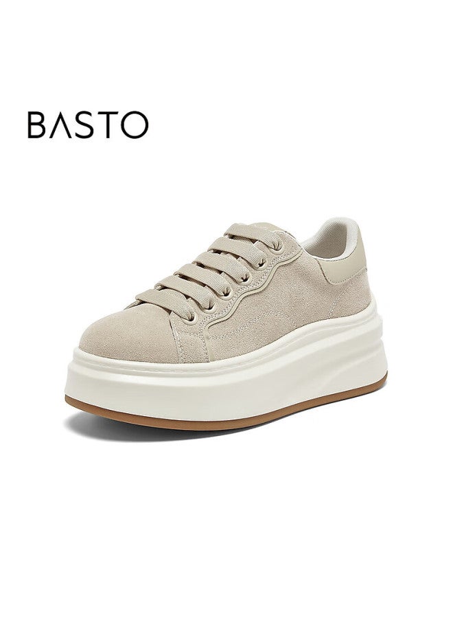 Basto 26 Spring Casual Street Sports Women's Sneakers D3827am6 Apricot Size 37 - Image 4