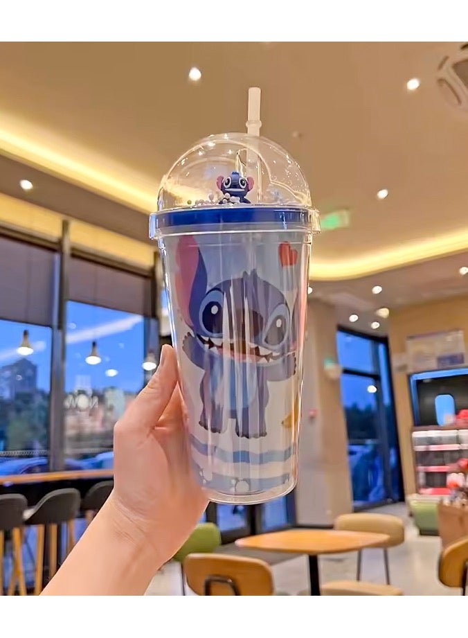 STITCH Disney Stitch 500ml Kids Water Bottle with Straw - Lilo & Stitch Gifts - Back to School Supplies  - Image 3