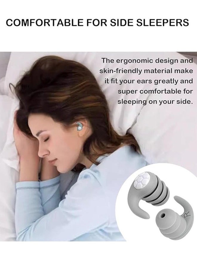Sweet Life - Ear Plugs for adluts – Ultra-Comfy Reusable Noise-Reducing Earplugs For Sleep Deep Focus swimming Travel Noise Sensitivity Flexible Hearing Protection Customizable Fit 24dB (SNR) Noise Reduction - Image 1