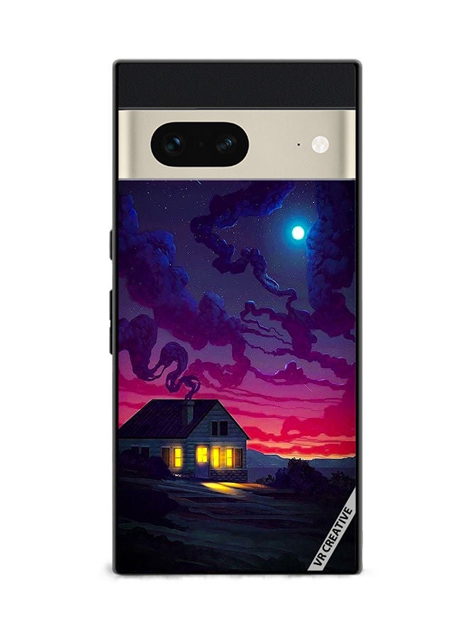 VR CREATIVE Protective Case Cover For Google Pixel 7 House Design Multicolour - Image 1