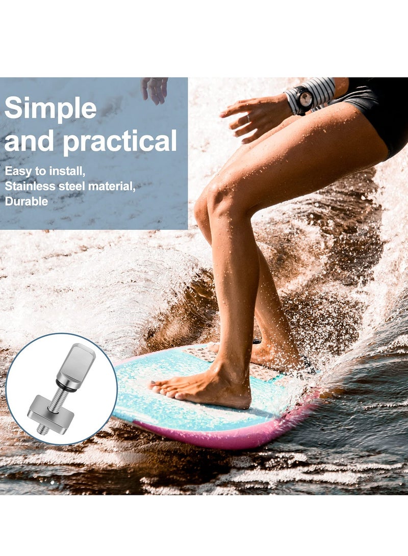 SOLARAE No Tool Stainless Steel Fin Screws - Set of 6 Surfboard Accessories for Men and Women, Compatible with Longboards, Paddleboards, and SUPs. Perfect for Easy Fin Installation! - Image 5