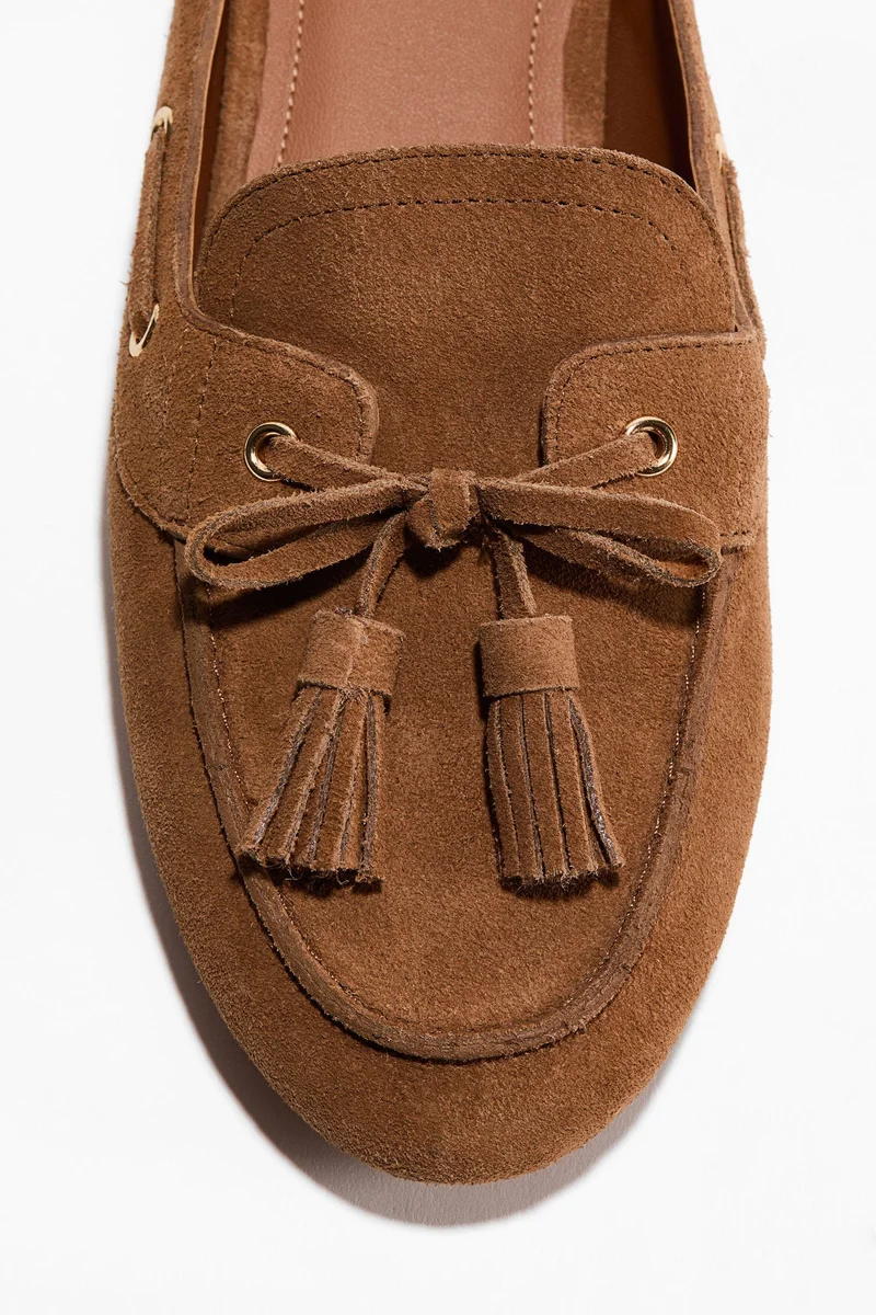 H&M Suede mules