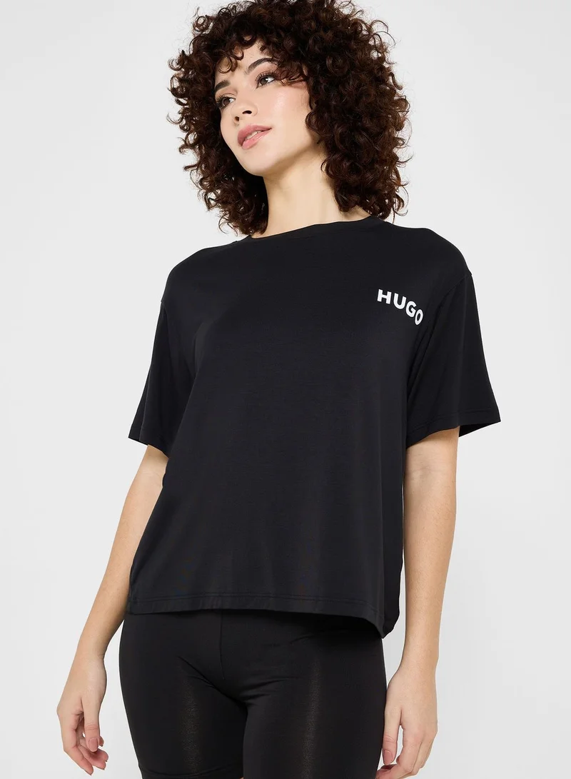 HUGO Round Neck Logo T-Shirt