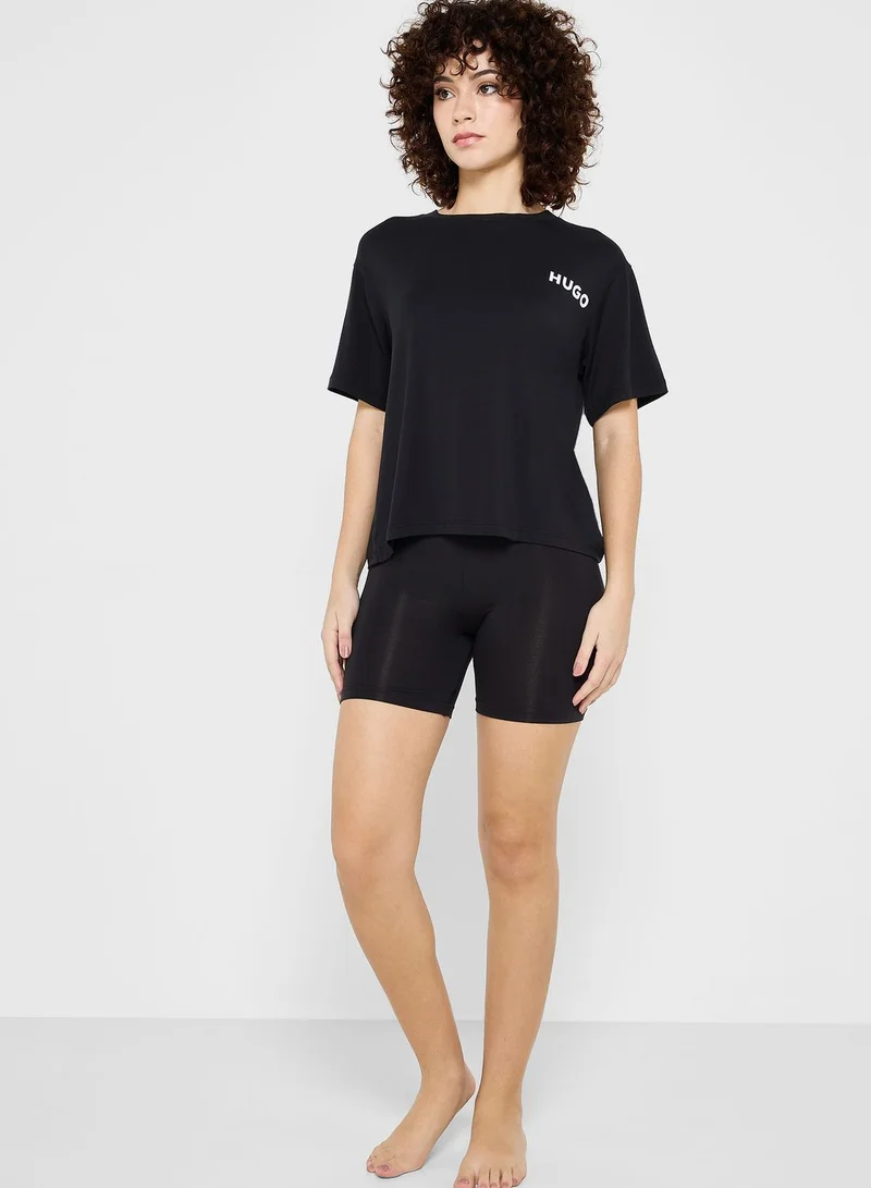 HUGO Round Neck Logo T-Shirt
