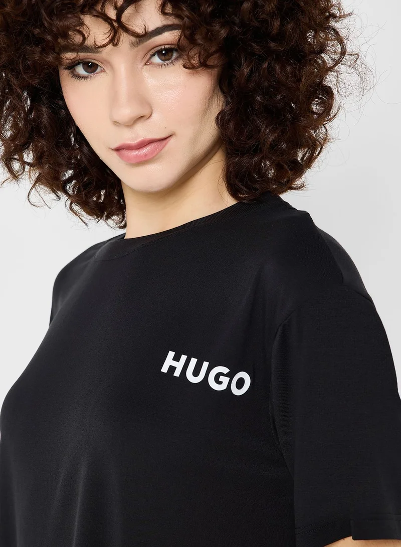 HUGO Round Neck Logo T-Shirt