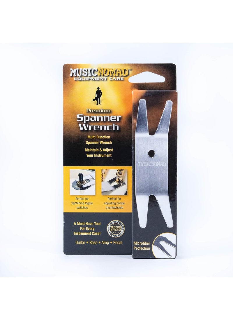 MusicNomad MusicNomad Premium Spanner Wrench with Microfiber Suede Backing MN224  - Image 2
