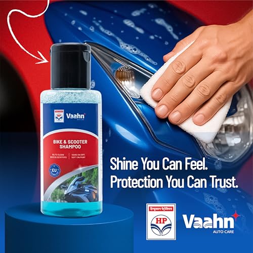 HP Vaahn Bike & Scooter Shampoo – 100ml | Two-wheeler Wash Shampoo | Safe for All Surfaces, Removes Dirt & Grime, Streak-Free Shine - Image 2